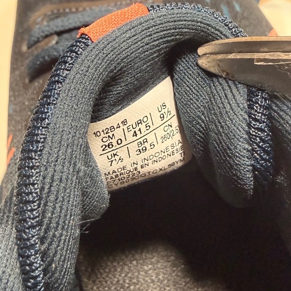 Asics Gel-Excite 10 Womens Navy Salmon Pink Running Shoes 1012B418 9.5 - Picture 4 of 8